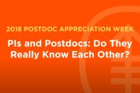 2018 Postdoc Appreciation Week Video