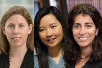 MSK scientists Margaret Callahan, Ronglai Shen, and Katherine Panageas