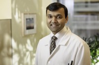 MSK medical oncologist and breast cancer specialist Sarat Chandarlapaty. 