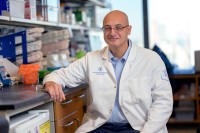 Dr. Omar Abdel-Wahab in his lab