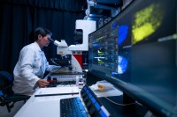 Binglong Zhang at work in the lab