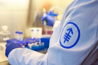 A researcher working in an MSK lab