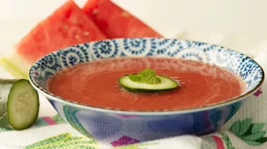 Watermelon and Mint Gazpacho