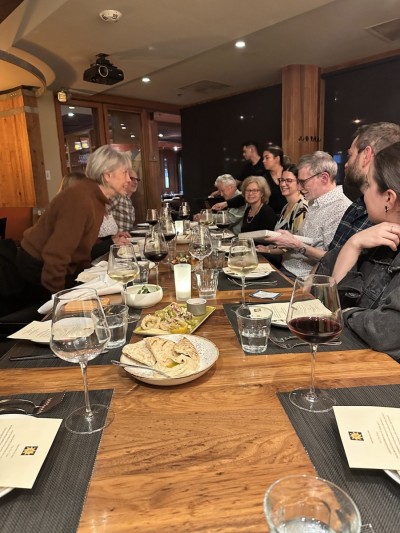 Celebrating Colin Begg at the 25th Anniversary dinner