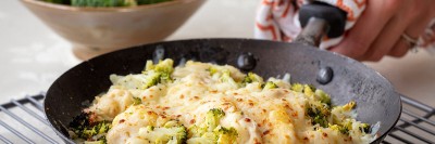 Spaghetti Squash Casserole with Broccoli and Chicken