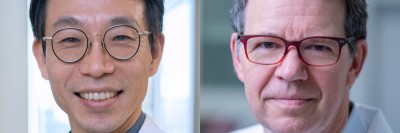 MSK hematologist-oncologist Jae Park and MSK physician-scientist Michel Sadelain