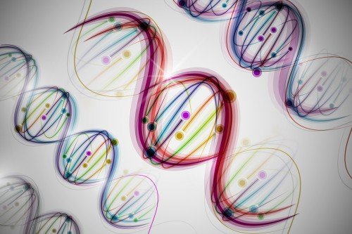 Illustration of DNA strands