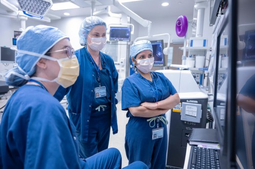 Claire Miller, Fellow, Graduate Medical Education, Alina Cisowski-Layden, Fellow, Graduate Medical Education, and Neha Goel, MD, MPH, Breast Surgeon