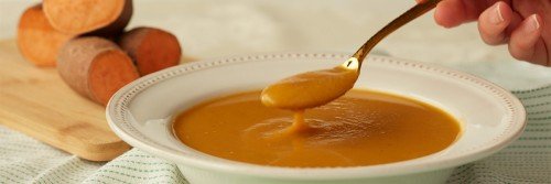 bland or BRAT diet sweet potato and leek soup recipe