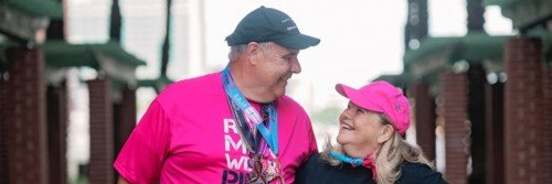 Memorial Sloan Kettering male breast cancer patient Jim Keegan and his wife Pat