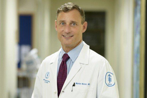 Memorial Sloan Kettering surgical oncologist Martin Weiser