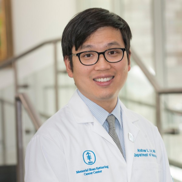MSK neuro-oncologist Andrew Lin