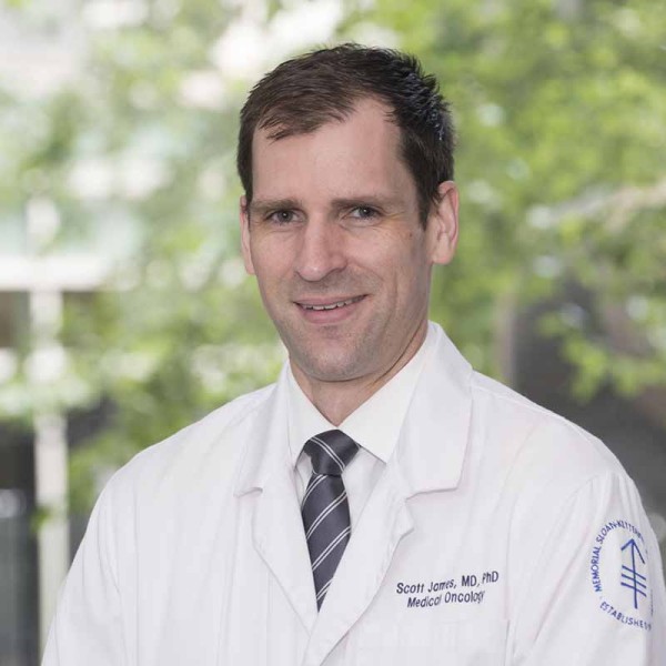 Memorial Sloan Kettering medical oncologist Scott James