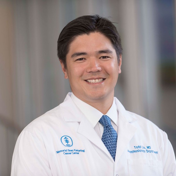 Memorial Sloan Kettering anesthesiologist Todd Liu
