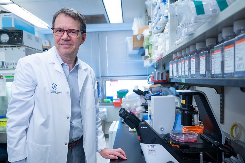 Michel Sadelain, MD, PhD, is an expert in immunotherapy credited with co-developing chimeric antigen receptor (CAR) T cell therapy, whereby a patient’s T cells are modified to target and kill cancer cells.