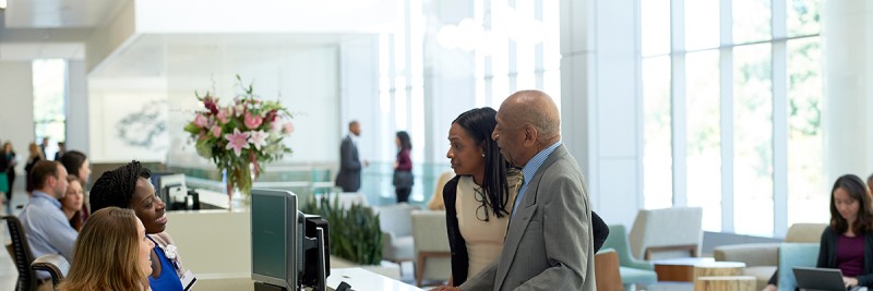 Pictured: MSK Westchester Lobby